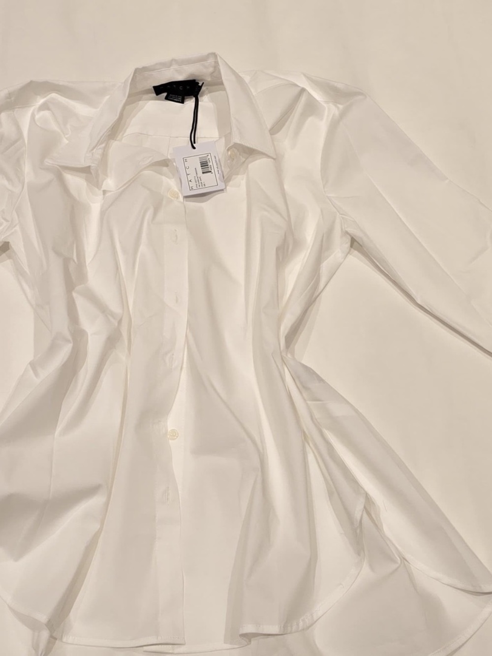 NWT Hatch White Button-Down Shirt